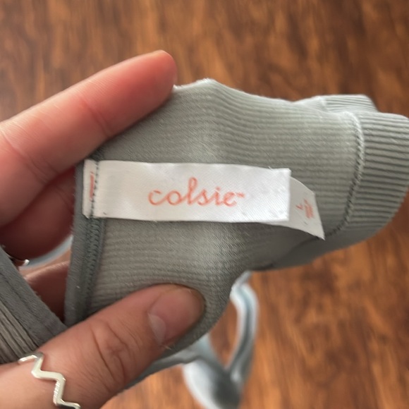 Colsie Ribbed Cozy Bra - Picture 3 of 4